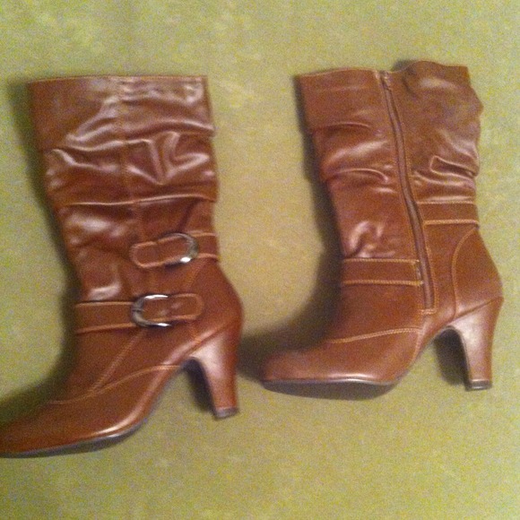 Brown boots from Maurice's.