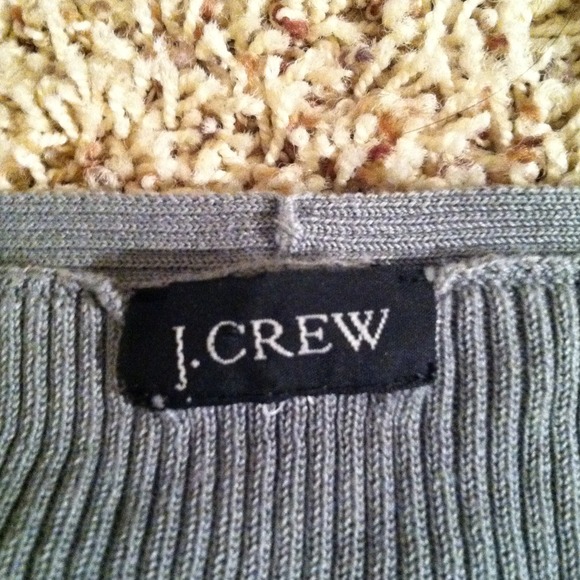 J Crew Grey Ribbed Sweater - Picture 2 of 4