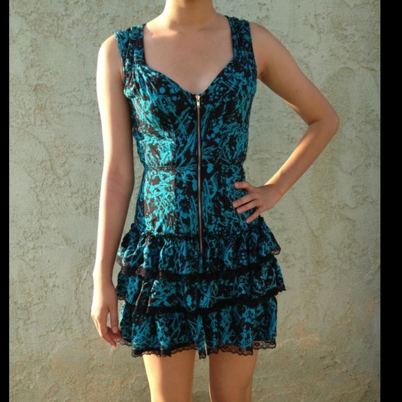Material Girl Dress with front zipper