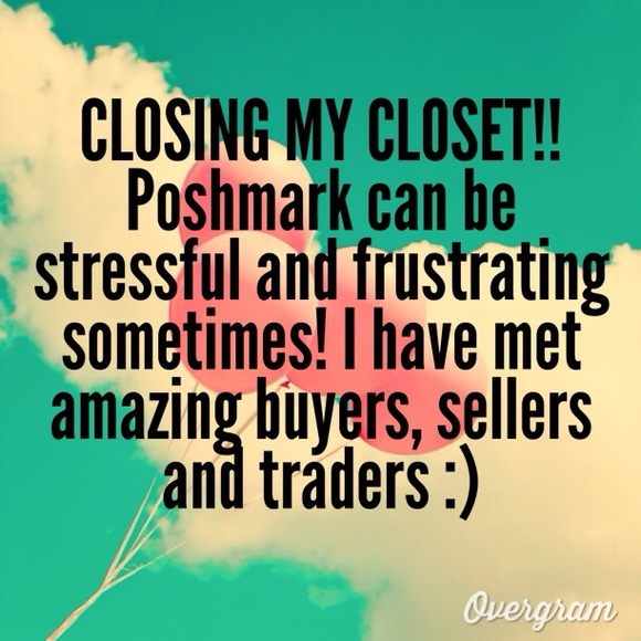 CLOSING MY CLOSET!!!