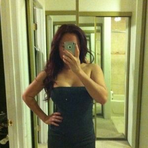 BeBe Black gray sparkle party dress.