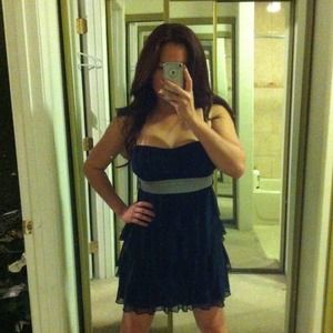 New Black & silver sparkle party dress.