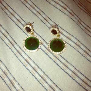 Beautiful green earrings💫