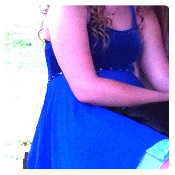 Blue dress