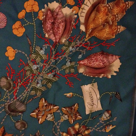 Gucci Accessories - Reduced!!! oversized silk Gucci scarf new with tag
