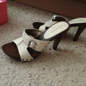 Charlotte Russe wooden heels