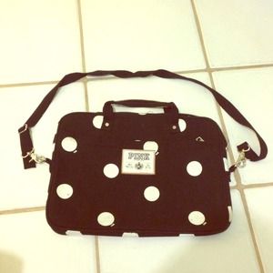 PINK 15' messenger computer/ laptop case