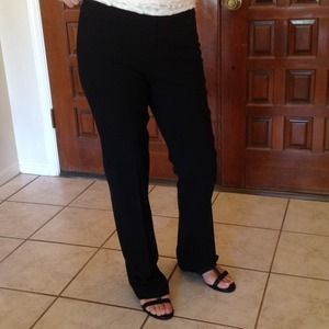 Lined black pants