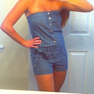 Chambray romper!