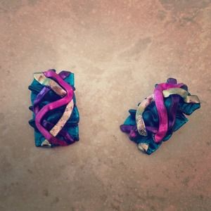 Multi colored earrings