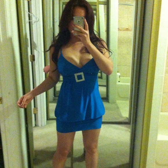 New Silk Blue Dress