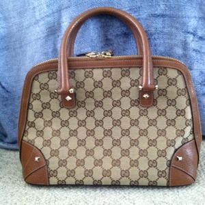 ***SOLD*** Authentic Gucci Canvas Dome