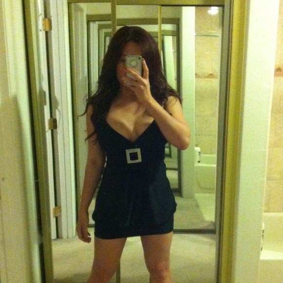 Beautiful Black Silk Sexy Dress