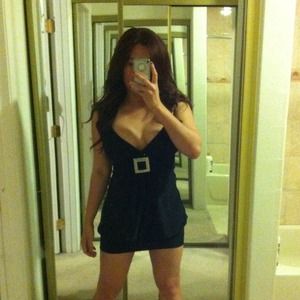 Beautiful Black Silk Sexy Dress