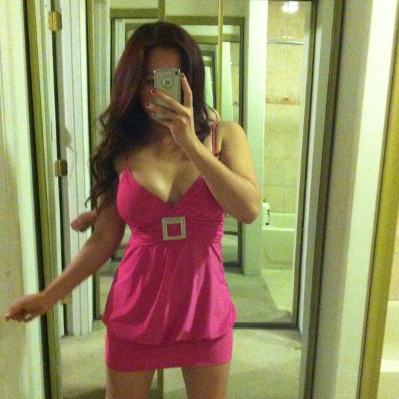 New Without Tag Pink Silk Dress.