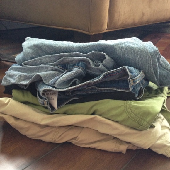 6 pair size 16 Capri Pants Various Brands
