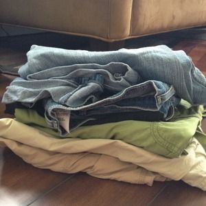 6 pair size 16 Capri Pants Various Brands