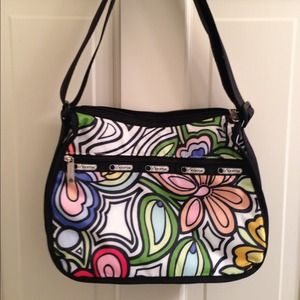 Lesportsac flower bag (2) ways to wear it.