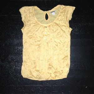 SOLD!!!!         Mustard Yellow Shirt