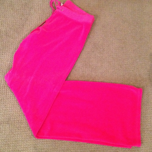 Brand new juicy couture velour pant w/ drawstring