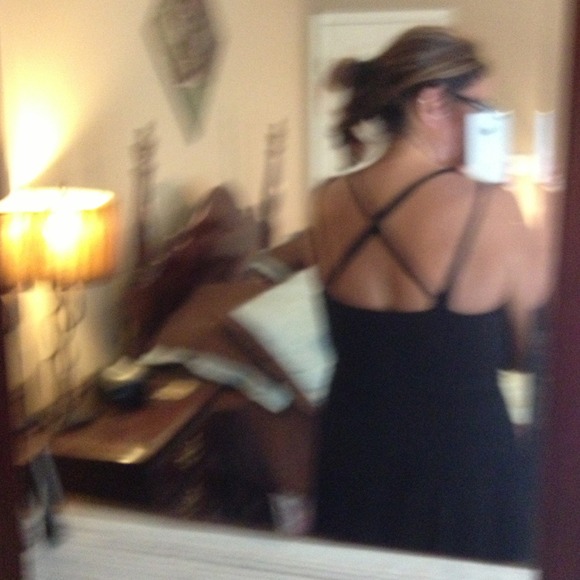 Black dress.  Unique and extremely comfortable. - Picture 3 of 4