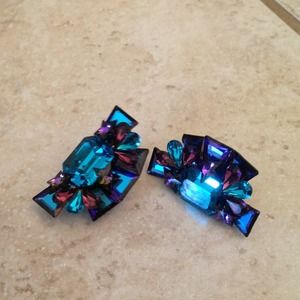 JA Don multi glass earrings