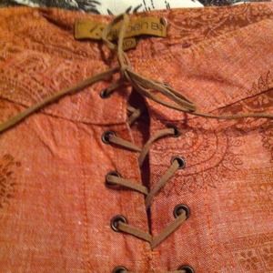 Arden B. size 10. lace-up front pant.