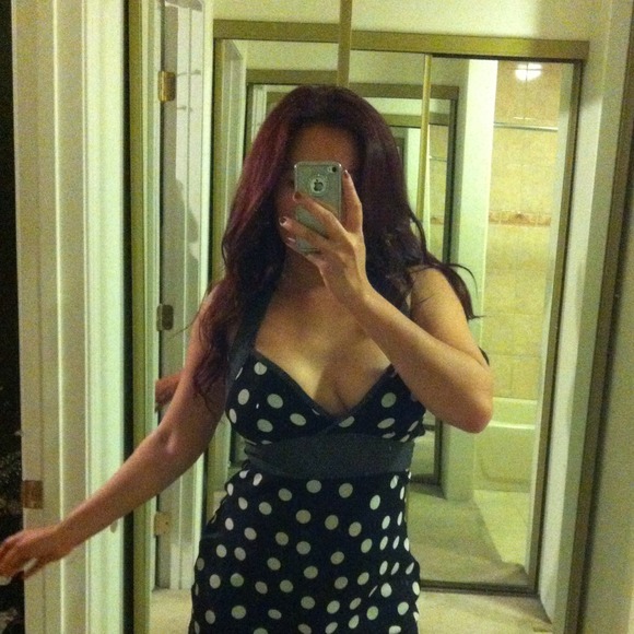 Beautiful Black Polka Dots Dress