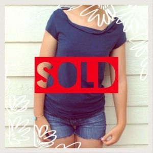 G-Star navy cotton top