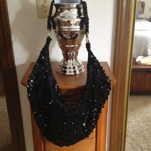 Sequin purse
