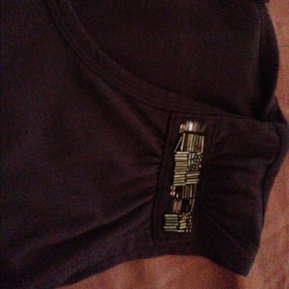 Navy Top with sleeve detail - Picture 4 of 4