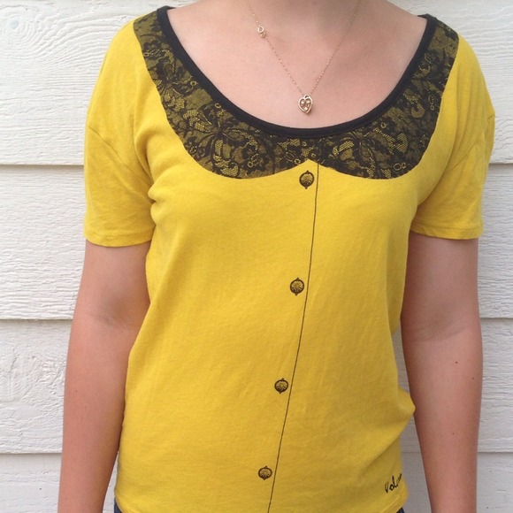 Volcom cotton top with printed design - Picture 2 of 2