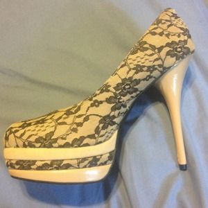 Lace heels