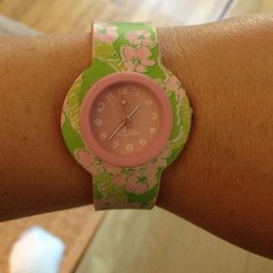 Lilly Pulitzer watch with interchangeable bands!