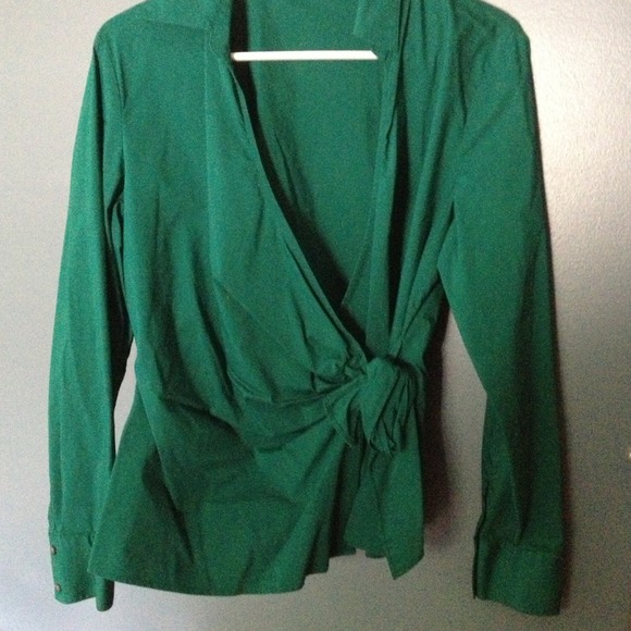 Express Design Studio wrap shirt