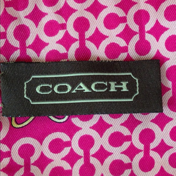 NWT Coach Pony Tail Scarf / Purse Bow with Sequins - Picture 2 of 4