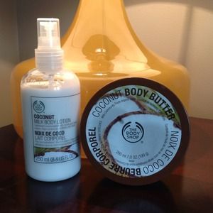 Sold. The Body Shop Coconut lotions