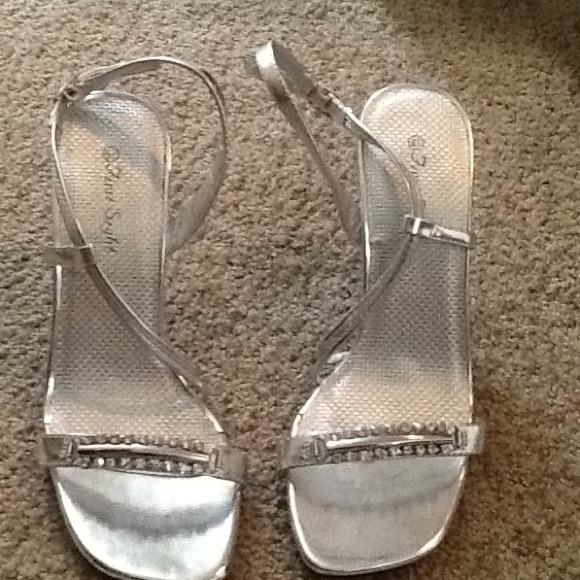 Silver shoes