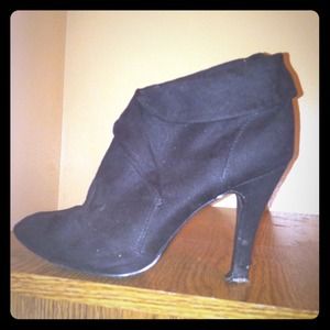Black swede heels from Charlotte Russe