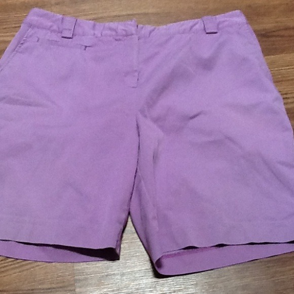 Ladies purple dress shorts