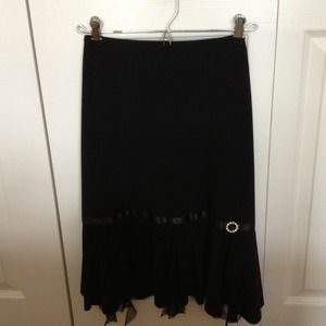 NWT Gorgeous Black Evening Skirt