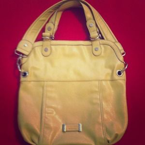 Brand new 9 west mustard yellow purse