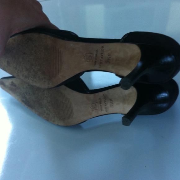 Ann Taylor brown suede and leather pumps - Picture 4 of 4