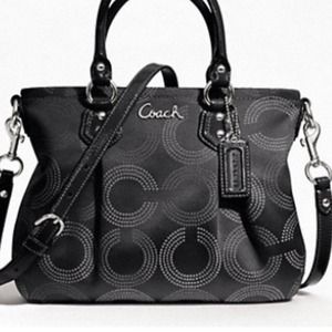 Coach Ashley Dotted OP Mini Tote