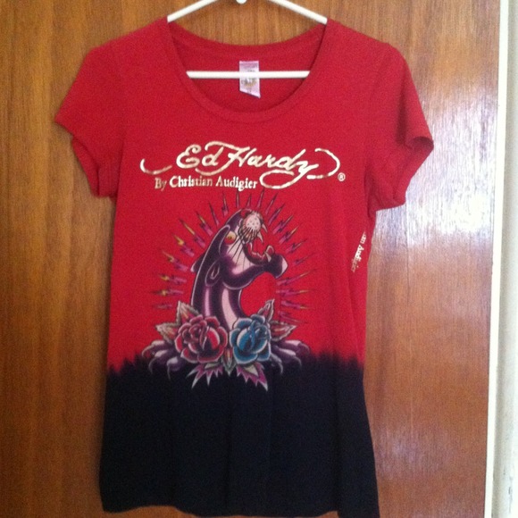 Ed Hardy babydoll shirt