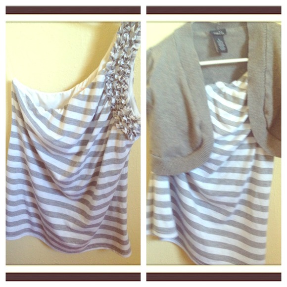 Fun in the sun top and cropped Cardigan - Picture 1 of 1