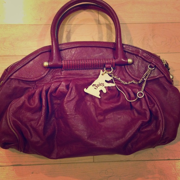 Juicy Couture maroon bag!