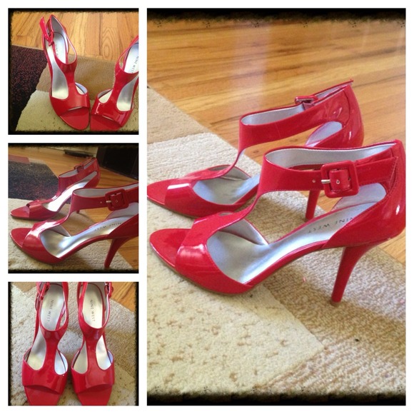 Nine West Shoes - Sexy Red/With Heel Sandals