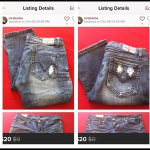 💥BUNDLE💥 Ripped front jeans.