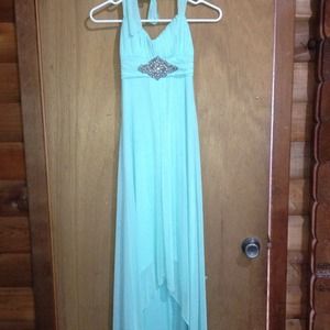 Mint green Prom dress